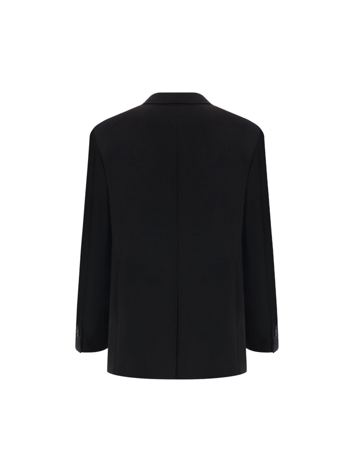 Single-breasted Twill Jacket-BOTTEGA VENETA-JOHN JULIA