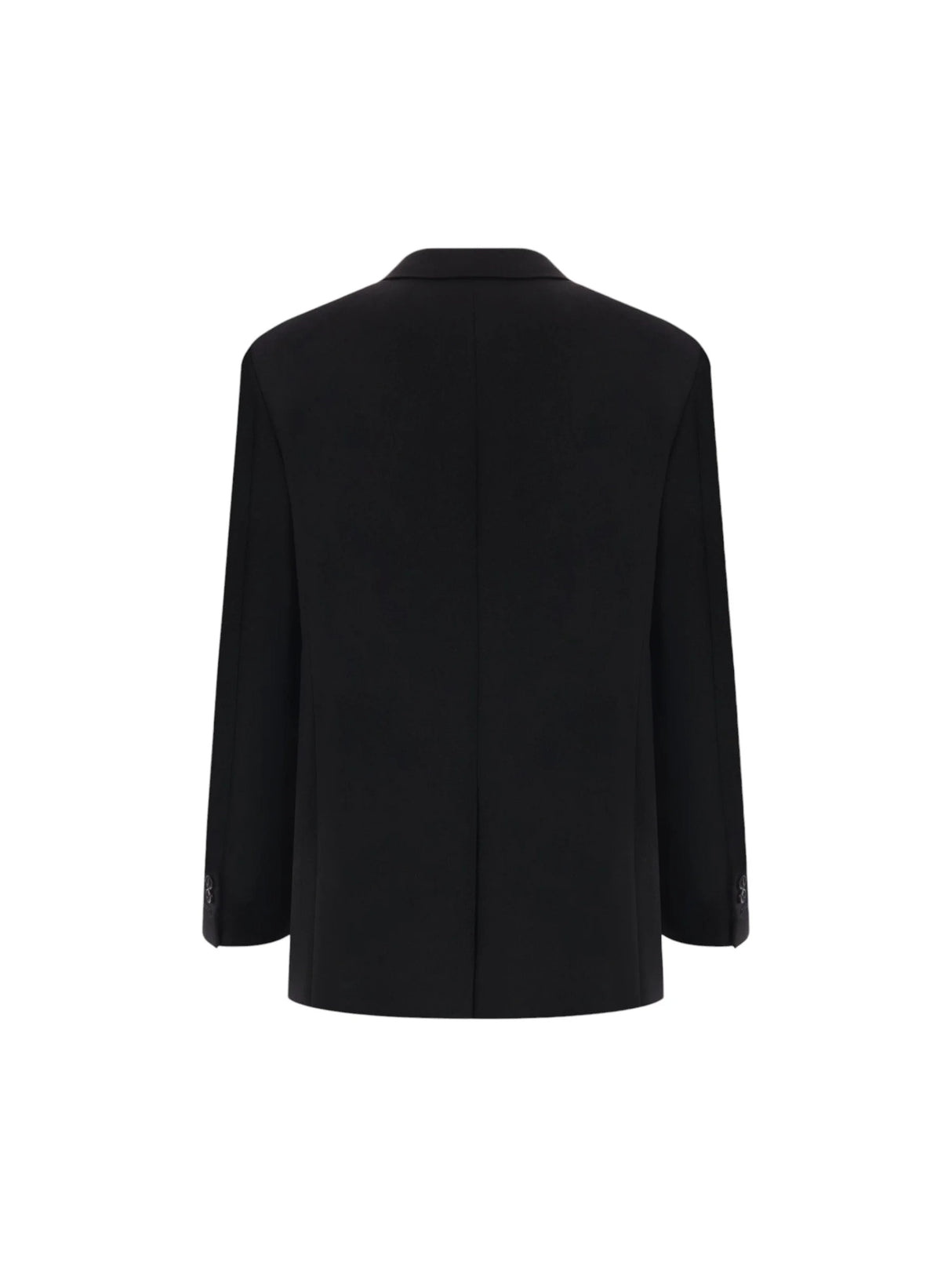 Single-breasted Twill Jacket-BOTTEGA VENETA-JOHN JULIA