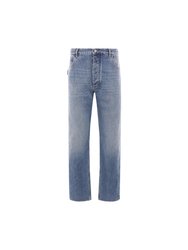 Straight-leg Denim Jeans-BOTTEGA VENETA-JOHN JULIA