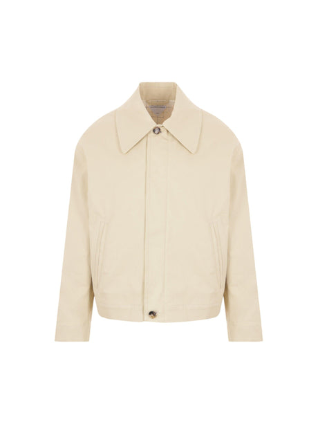 Stretch Cotton Jacket-BOTTEGA VENETA-JOHN JULIA