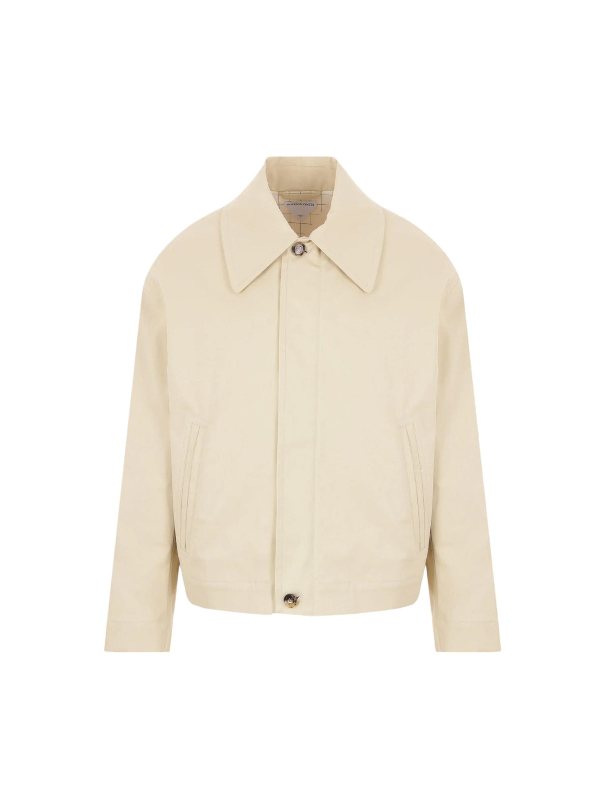 Stretch Cotton Jacket-BOTTEGA VENETA-JOHN JULIA