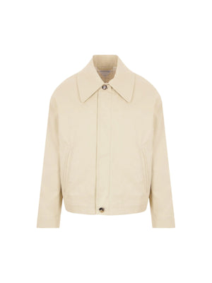 Stretch Cotton Jacket-BOTTEGA VENETA-JOHN JULIA