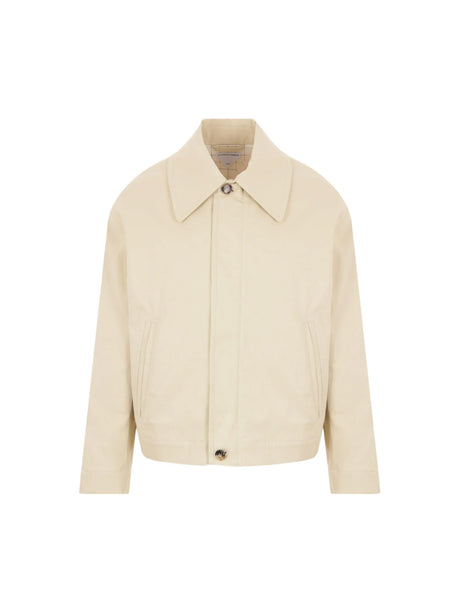 Stretch Cotton Jacket-BOTTEGA VENETA-JOHN JULIA