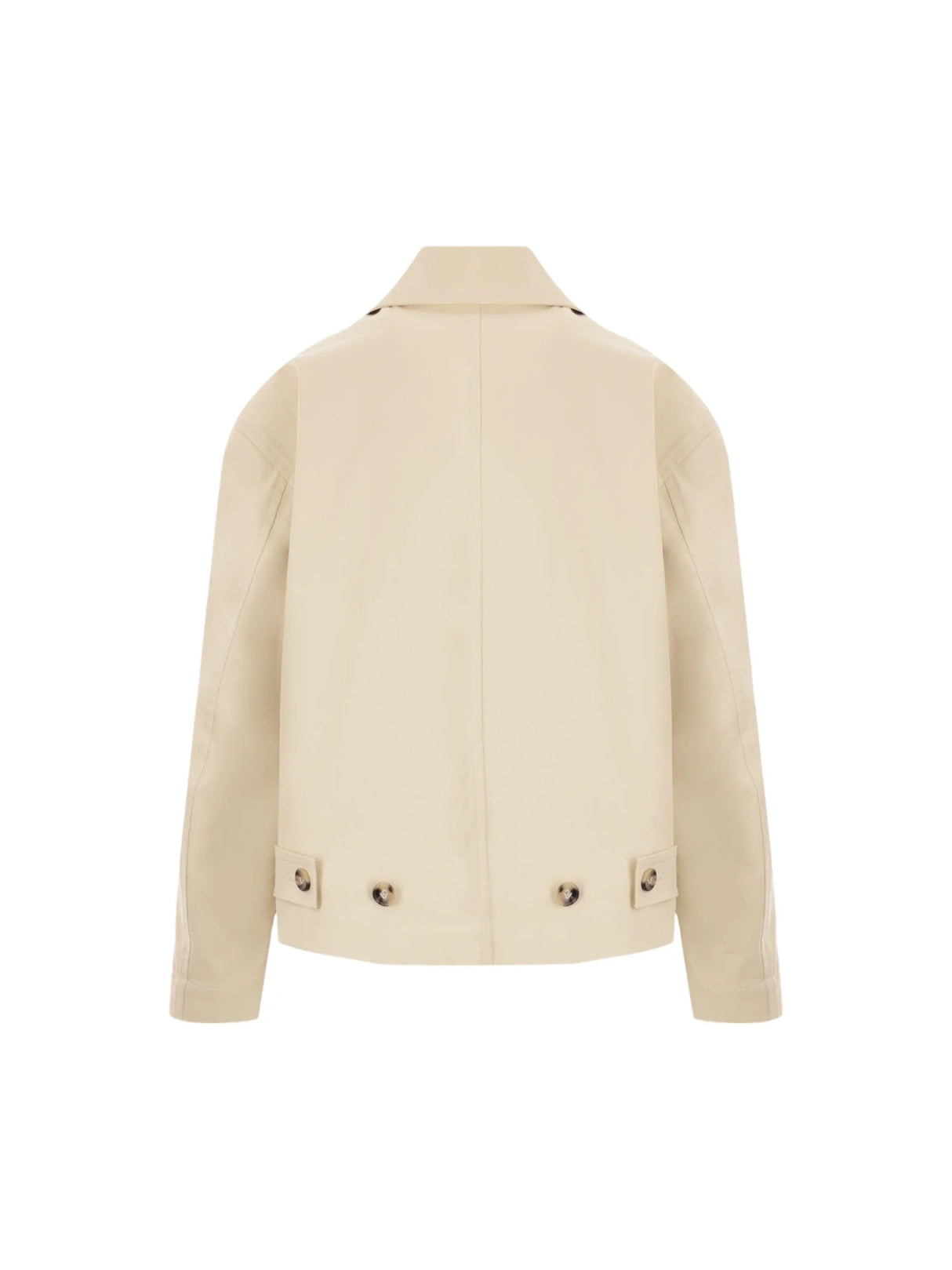 Stretch Cotton Jacket-BOTTEGA VENETA-JOHN JULIA