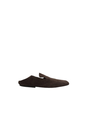 Suede Slippers-BOTTEGA VENETA-JOHN JULIA