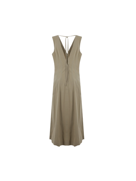 Technical Poplin Sleeveless Dress-BOTTEGA VENETA-JOHN JULIA