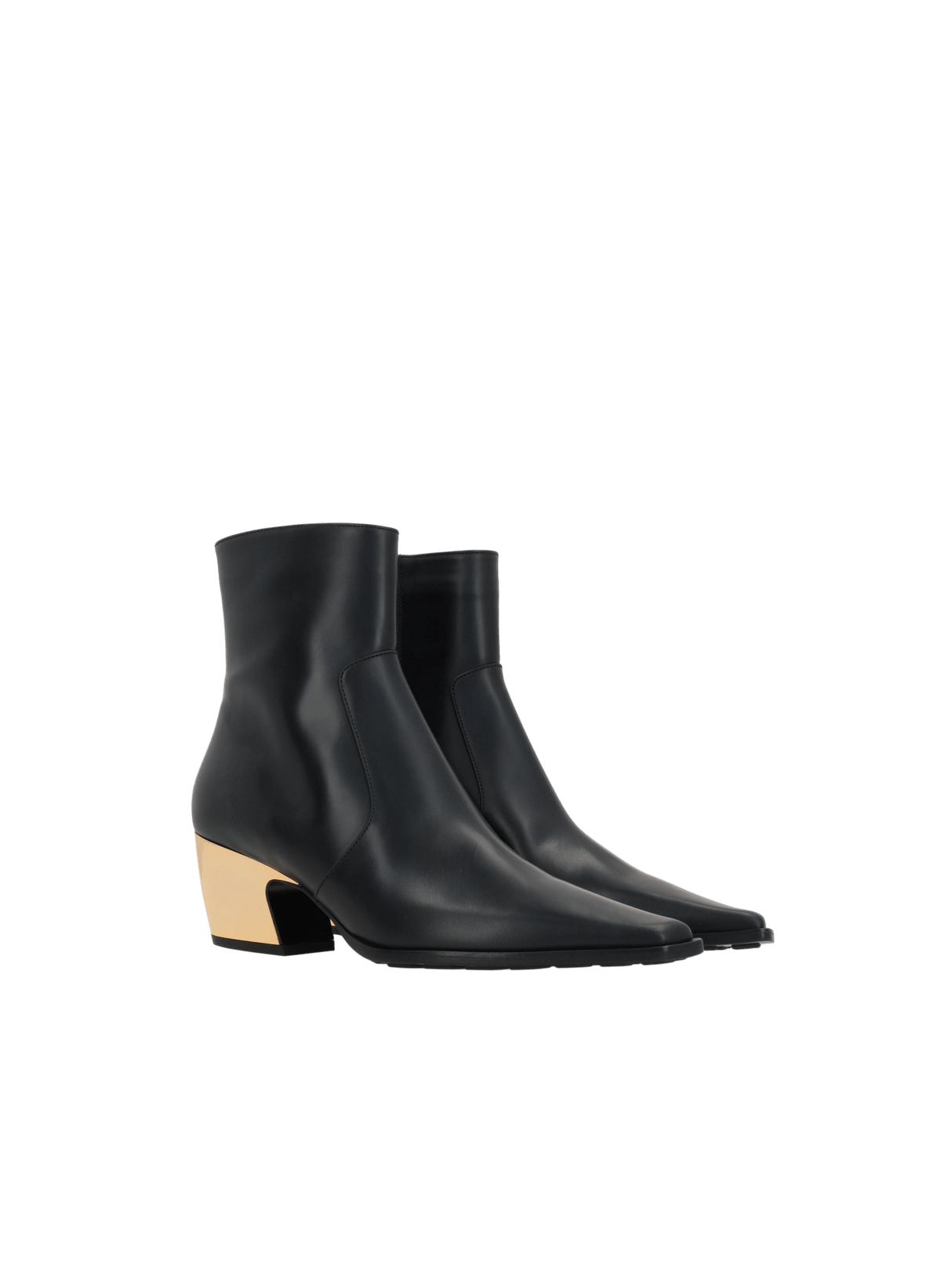 Tex Brushed Leather Ankle Boots-BOTTEGA VENETA-JOHN JULIA