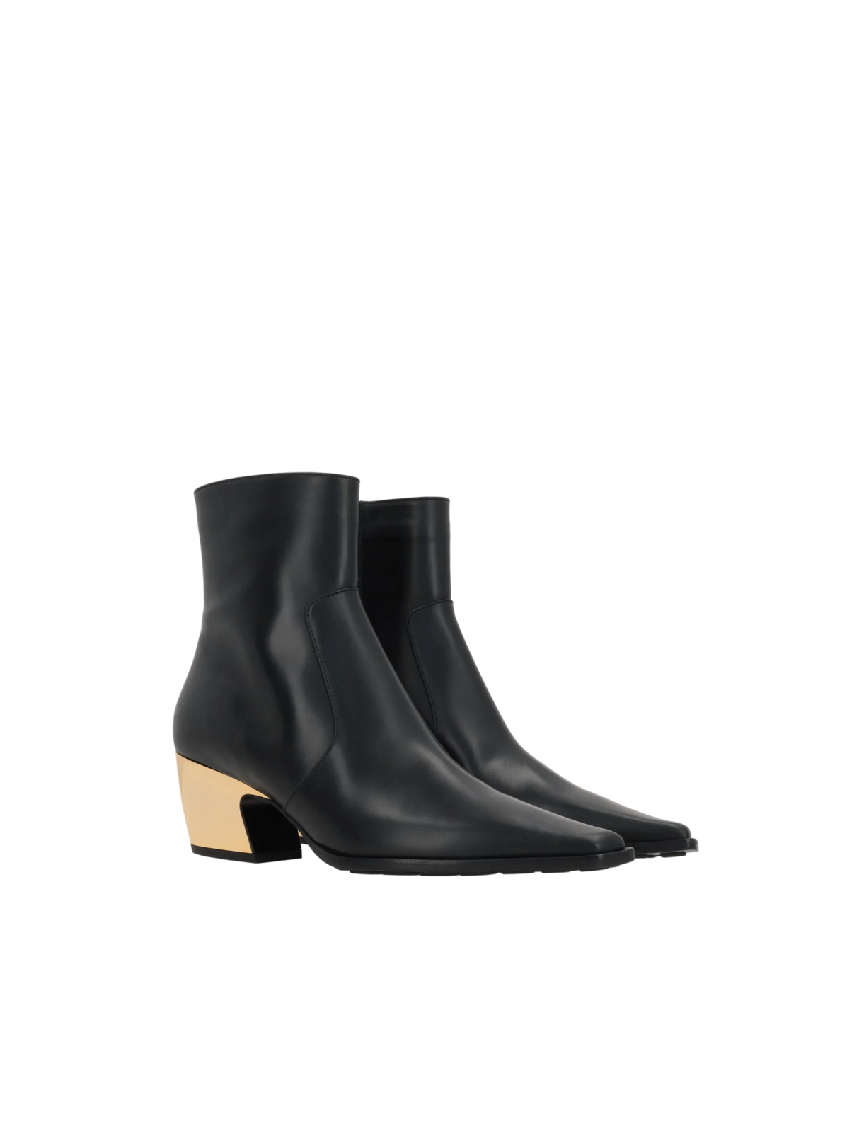 Tex Brushed Leather Ankle Boots-BOTTEGA VENETA-JOHN JULIA