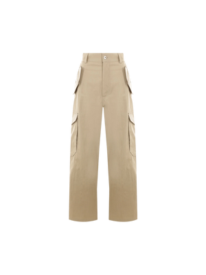 Twill Cargo Pants-BOTTEGA VENETA-JOHN JULIA