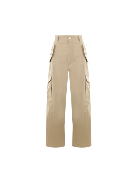 Twill Cargo Pants-BOTTEGA VENETA-JOHN JULIA