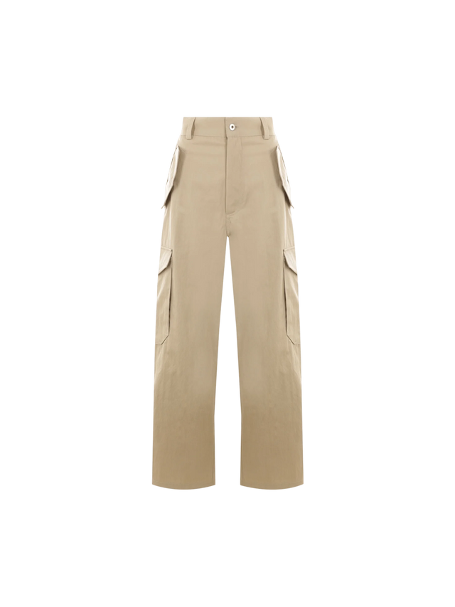 Twill Cargo Pants-BOTTEGA VENETA-JOHN JULIA