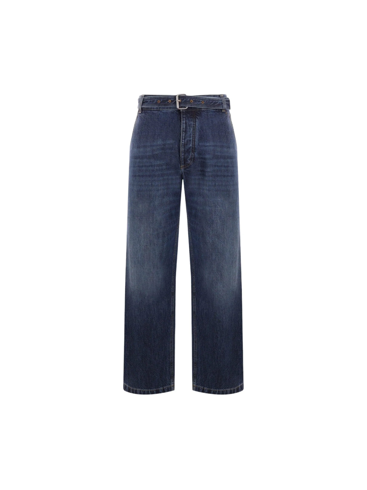 Wide-leg Denim Jeans-BOTTEGA VENETA-JOHN JULIA