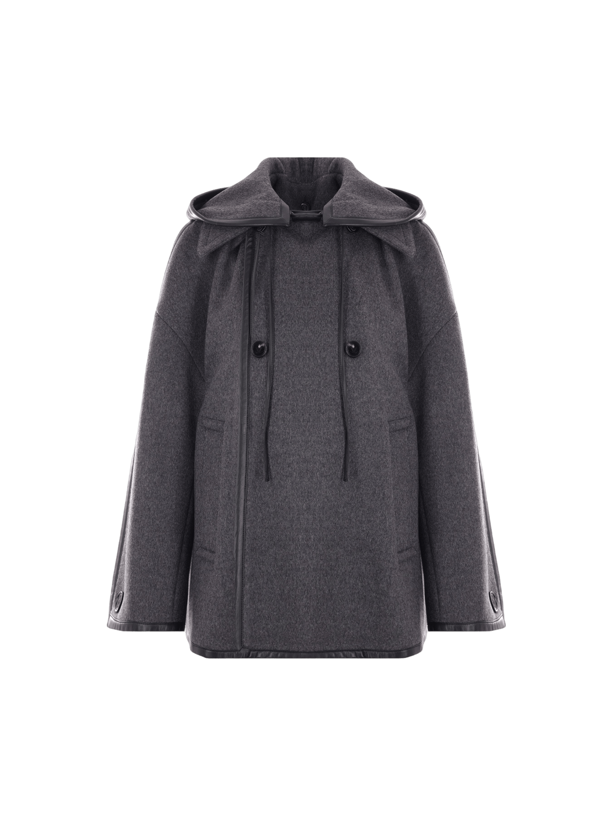 BOTTEGA VENETA-Wool Cape-JOHN JULIA