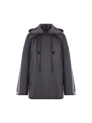 BOTTEGA VENETA-Wool Cape-JOHN JULIA