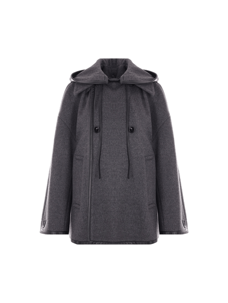 BOTTEGA VENETA-Wool Cape-JOHN JULIA