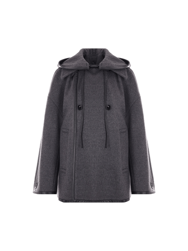 BOTTEGA VENETA-Wool Cape-JOHN JULIA