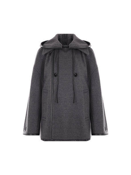 BOTTEGA VENETA-Wool Cape-JOHN JULIA