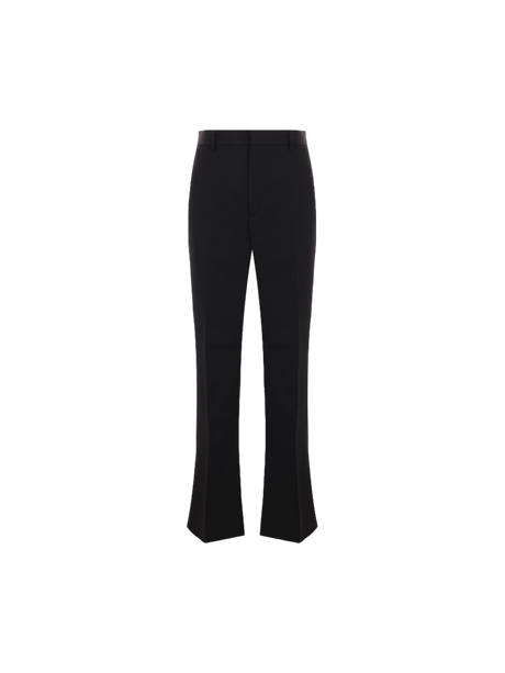 Wool Flare Trousers-BOTTEGA VENETA-JOHN JULIA