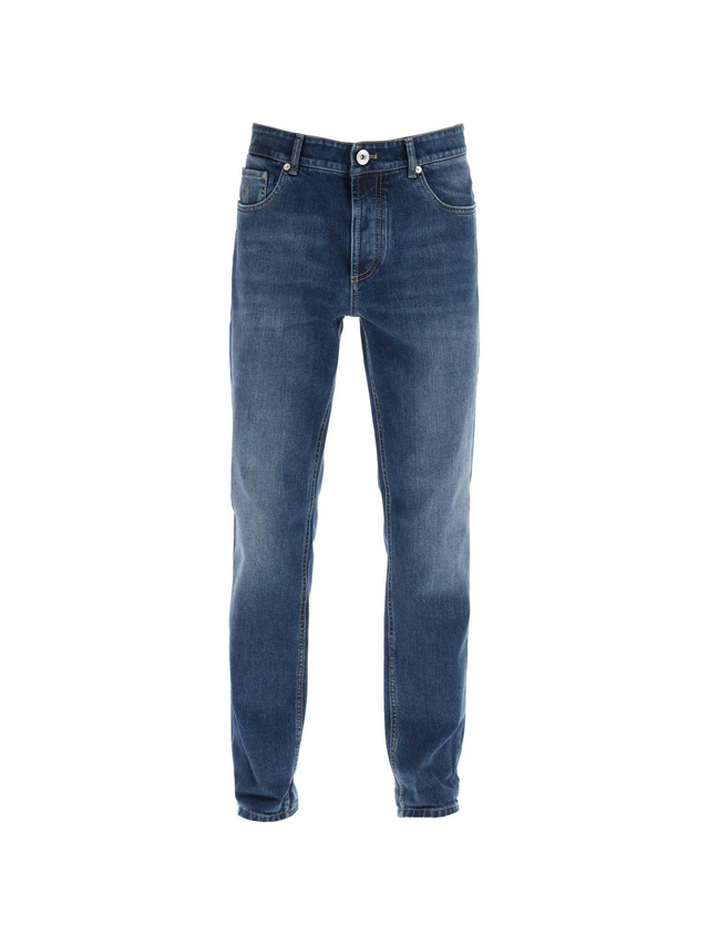 5-Pocket Denim Jeans.