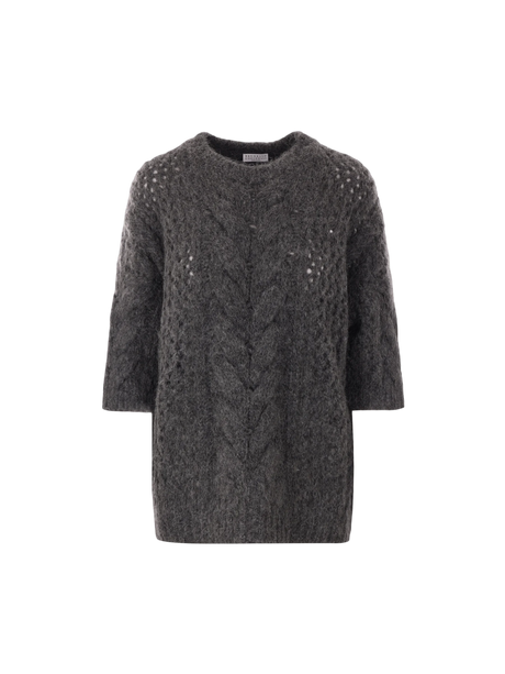 Alpaca Wool Sweater-BRUNELLO CUCINELLI-JOHN JULIA