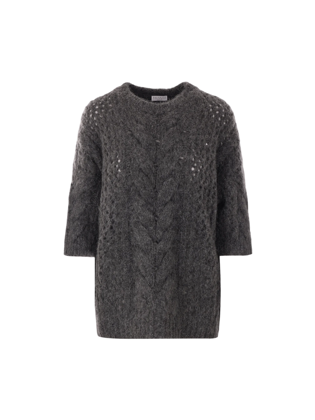 Alpaca Wool Sweater-BRUNELLO CUCINELLI-JOHN JULIA