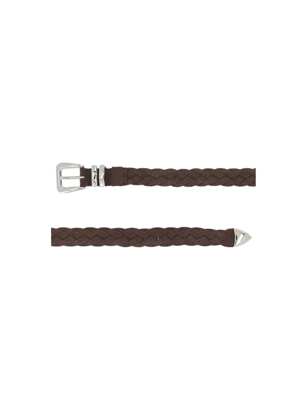 Braided Suede Belt-BRUNELLO CUCINELLI-JOHN JULIA