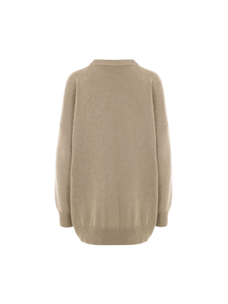 Cashmere and Silk Oversize Sweater-BRUNELLO CUCINELLI-JOHN JULIA