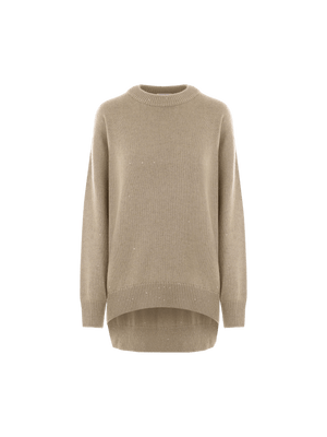 Cashmere and Silk Oversize Sweater-BRUNELLO CUCINELLI-JOHN JULIA