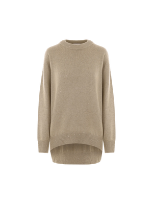 Cashmere and Silk Oversize Sweater-BRUNELLO CUCINELLI-JOHN JULIA