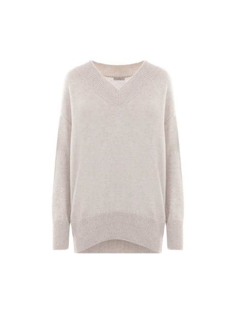 Cashmere and Silk Sweater-BRUNELLO CUCINELLI-JOHN JULIA