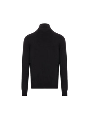 Cashmere and Silk Turtleneck-BRUNELLO CUCINELLI-JOHN JULIA