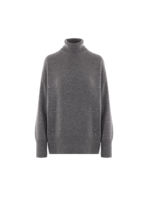 Cashmere and Silk Turtleneck-BRUNELLO CUCINELLI-JOHN JULIA