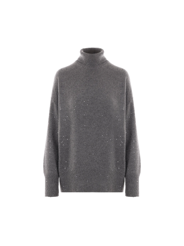 Cashmere and Silk Turtleneck-BRUNELLO CUCINELLI-JOHN JULIA