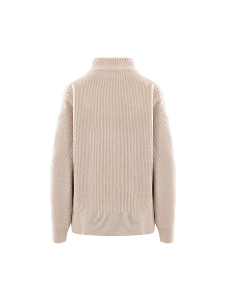 Cashmere and Wool Sweater-BRUNELLO CUCINELLI-JOHN JULIA