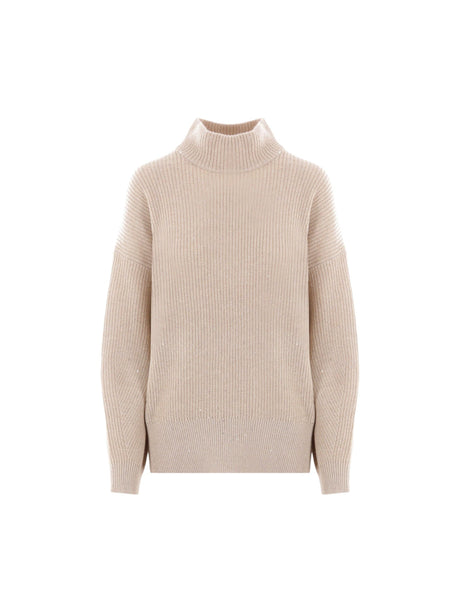 Cashmere and Wool Sweater-BRUNELLO CUCINELLI-JOHN JULIA