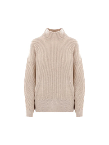 Cashmere and Wool Sweater-BRUNELLO CUCINELLI-JOHN JULIA