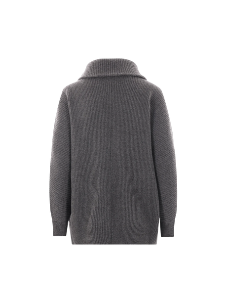 Cashmere Half-zip Sweater-BRUNELLO CUCINELLI-JOHN JULIA