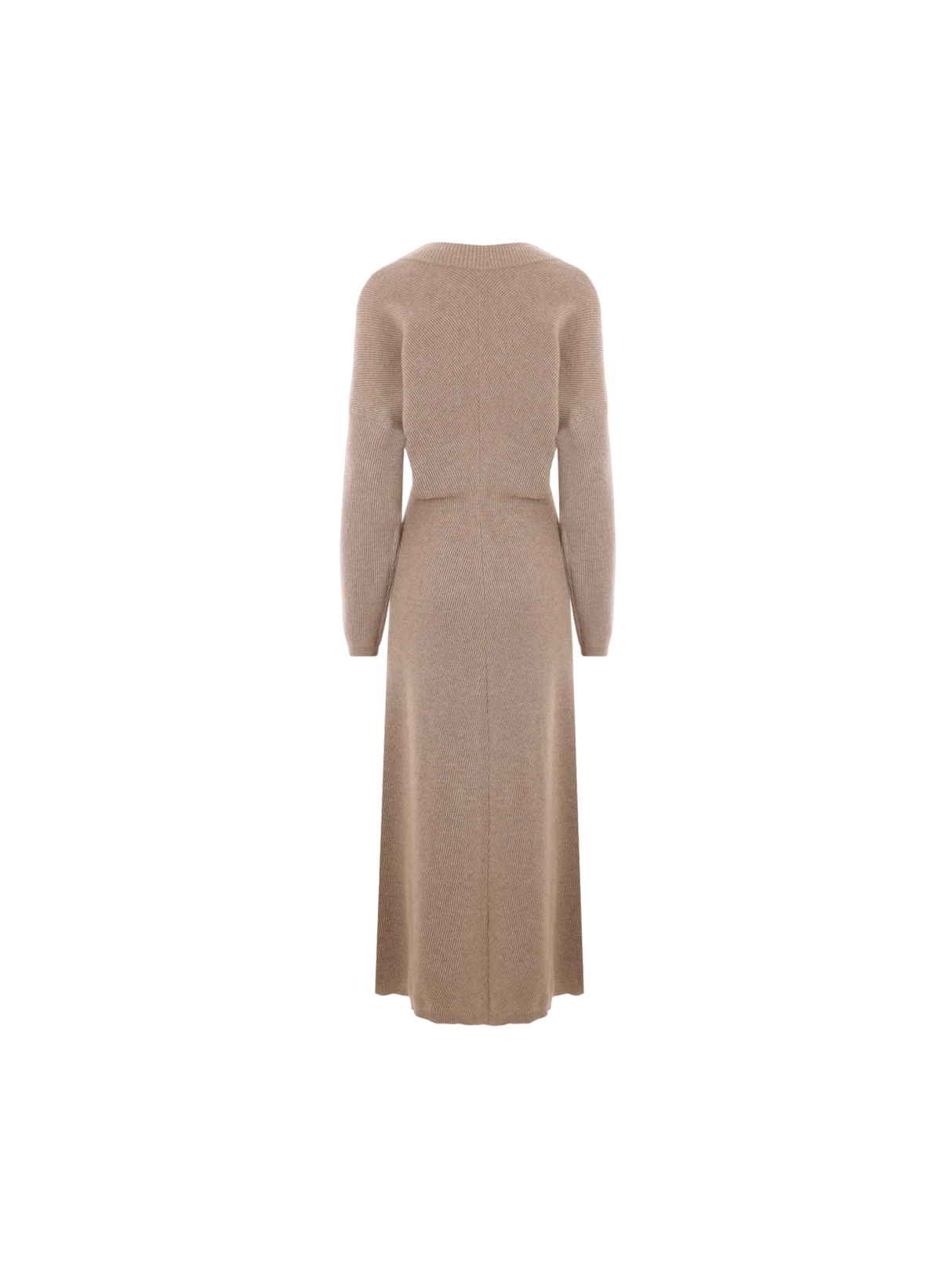 BRUNELLO CUCINELLI-Cashmere Knit Long Dress-JOHN JULIA