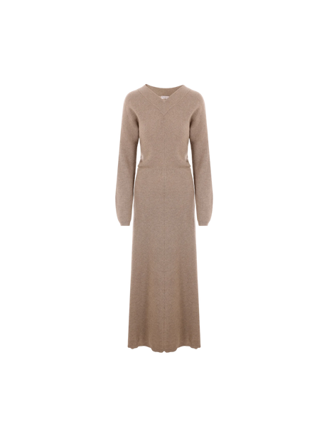 BRUNELLO CUCINELLI-Cashmere Knit Long Dress-JOHN JULIA