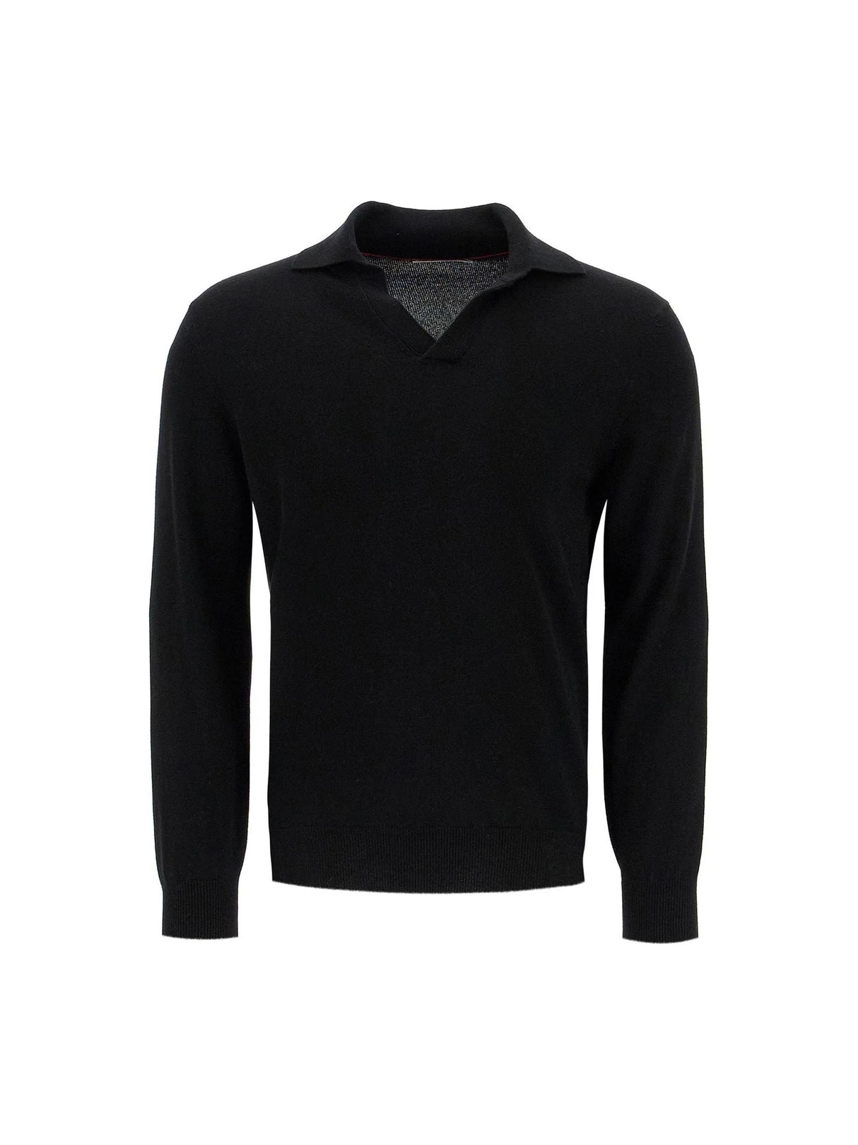 Long-sleeved Cashmere Polo