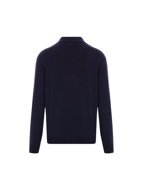 Cashmere Polo Sweater-BRUNELLO CUCINELLI-JOHN JULIA