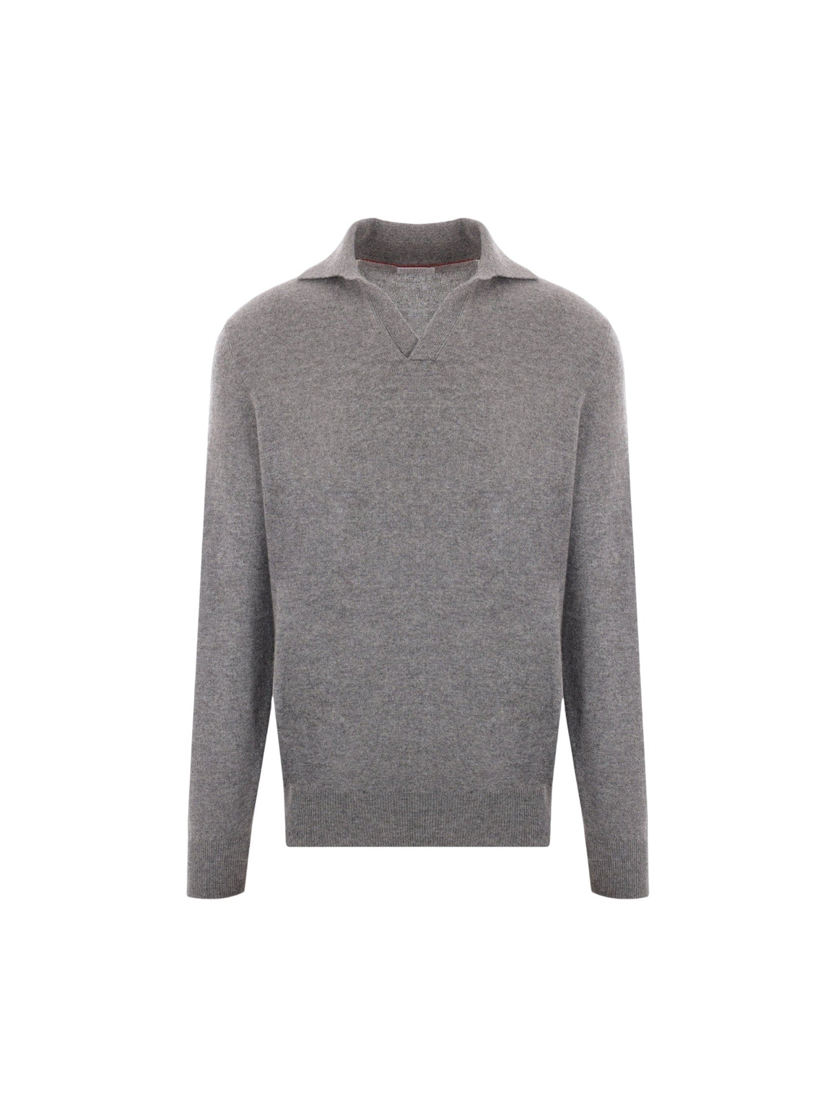 Cashmere Polo Sweater-BRUNELLO CUCINELLI-JOHN JULIA