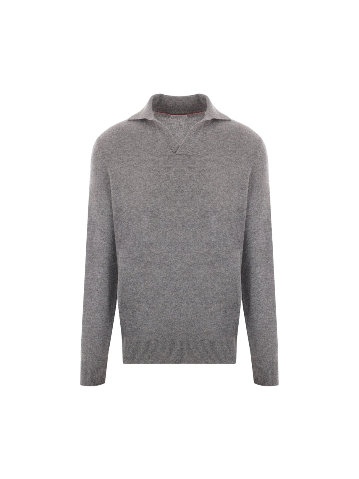 Cashmere Polo Sweater-BRUNELLO CUCINELLI-JOHN JULIA