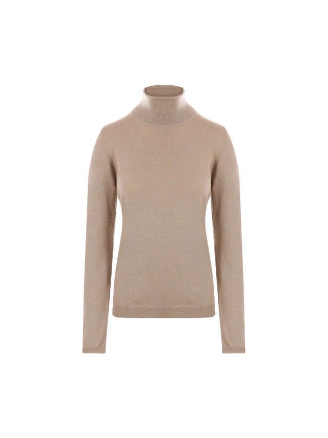 Cashmere, Silk and Lurex Turtleneck-BRUNELLO CUCINELLI-JOHN JULIA