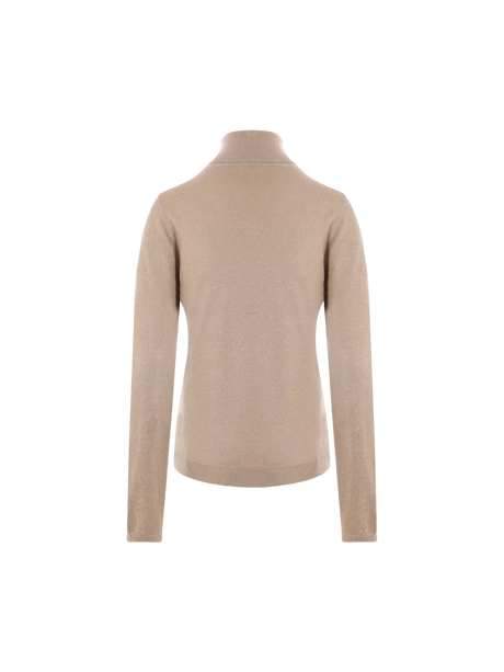 Cashmere, Silk and Lurex Turtleneck-BRUNELLO CUCINELLI-JOHN JULIA