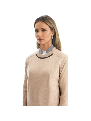 BRUNELLO CUCINELLI-Cashmere Crewneck Sweater -JOHN JULIA.