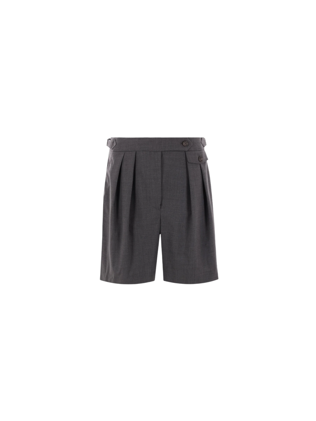 City Wool Shorts-BRUNELLO CUCINELLI-JOHN JULIA