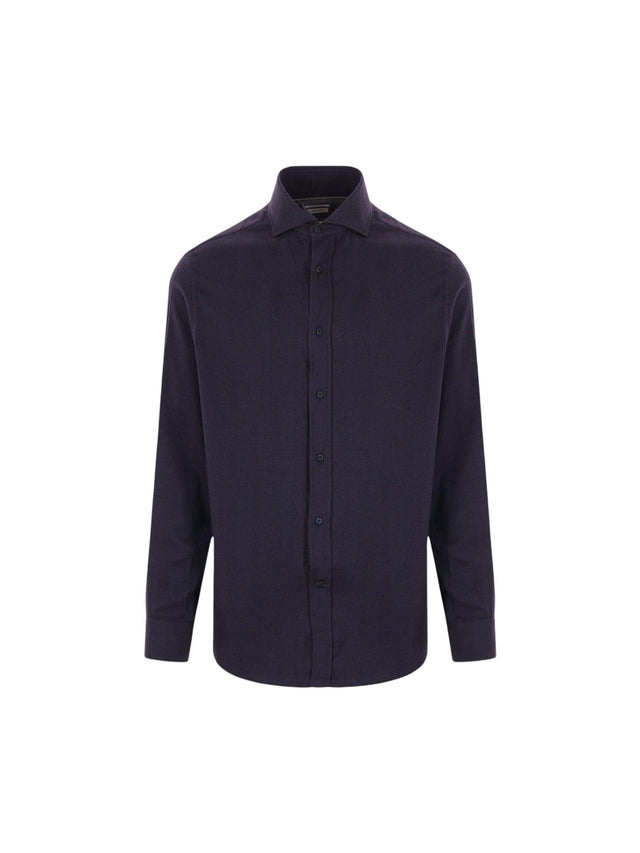 Cotton Blend Shirt-BRUNELLO CUCINELLI-JOHN JULIA