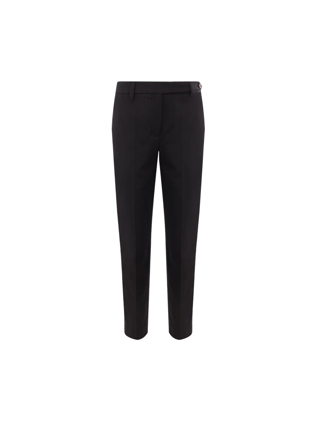 Cotton Cigarette Trousers-BRUNELLO CUCINELLI-JOHN JULIA