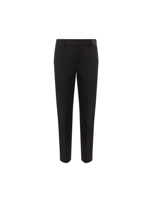 Cotton Cigarette Trousers-BRUNELLO CUCINELLI-JOHN JULIA